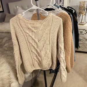 Knit sweater